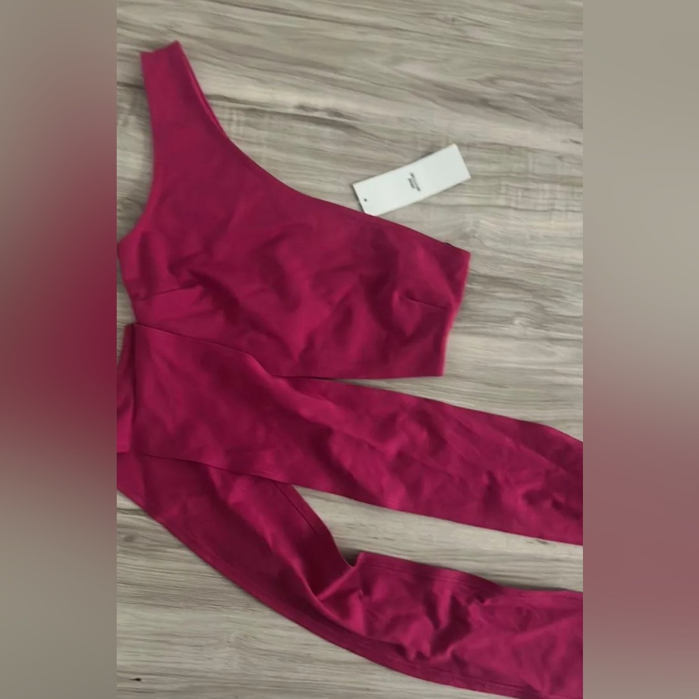 Urban outfitters pink wrap crop top